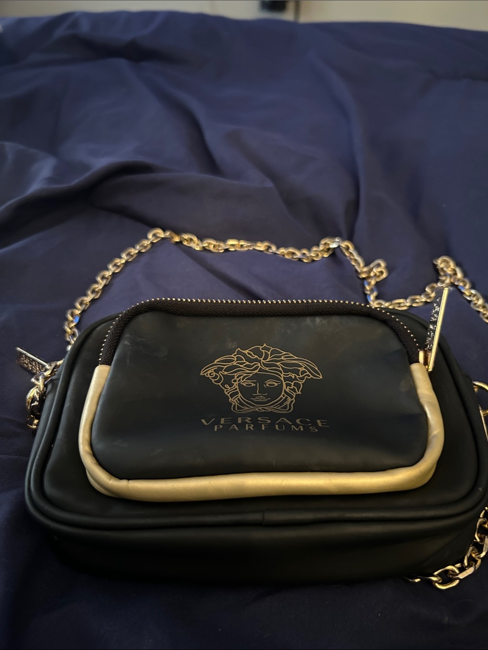 Black & Gold Crossbody Bag